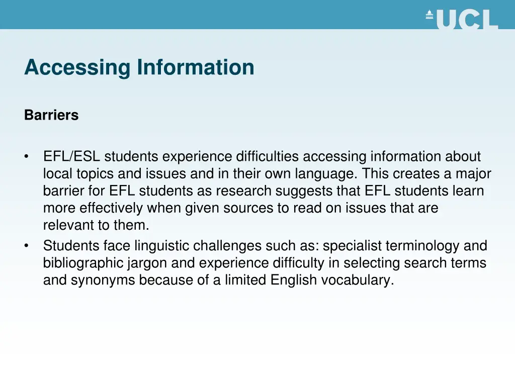 accessing information