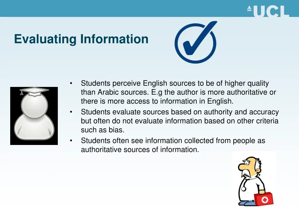 evaluating information