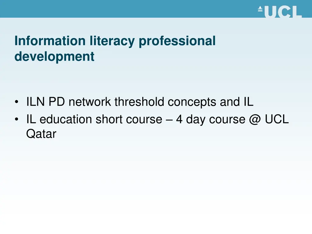 information literacy professional development
