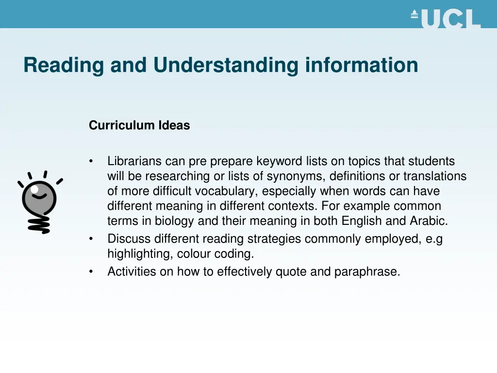 reading and understanding information 3