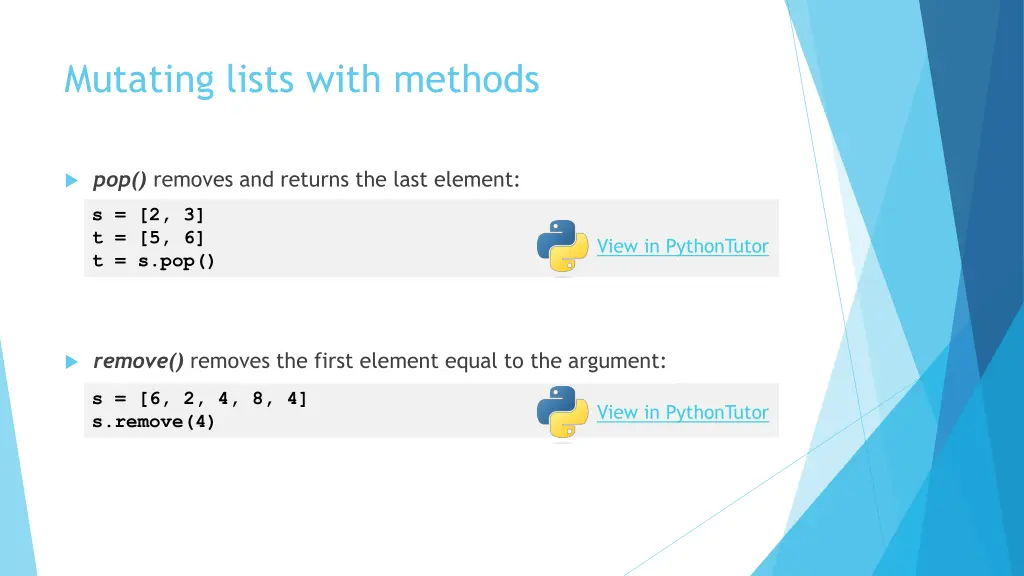 mutating lists with methods 1