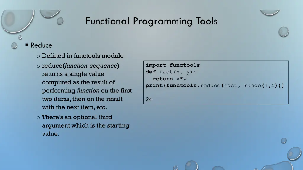 functional programming tools 3