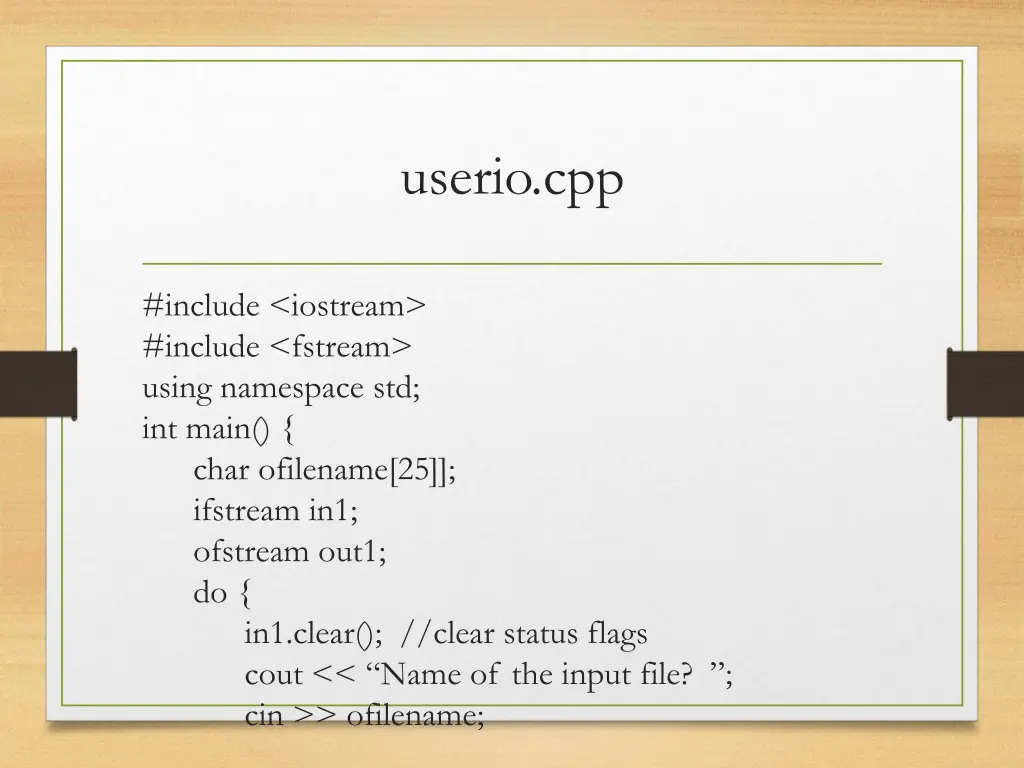 userio cpp