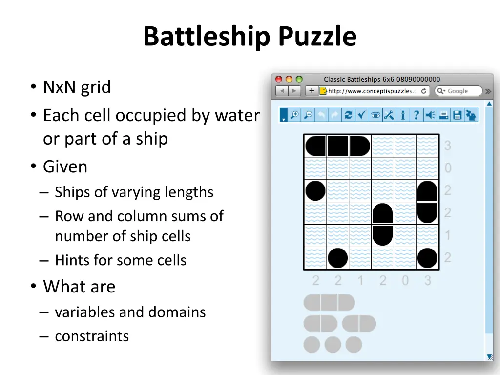 battleship puzzle 1