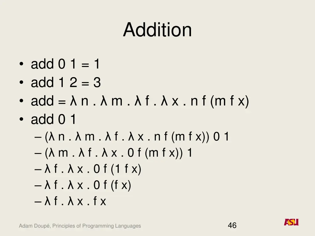 addition