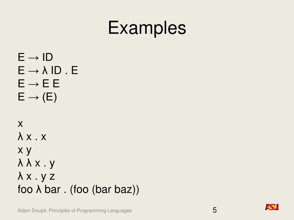 examples