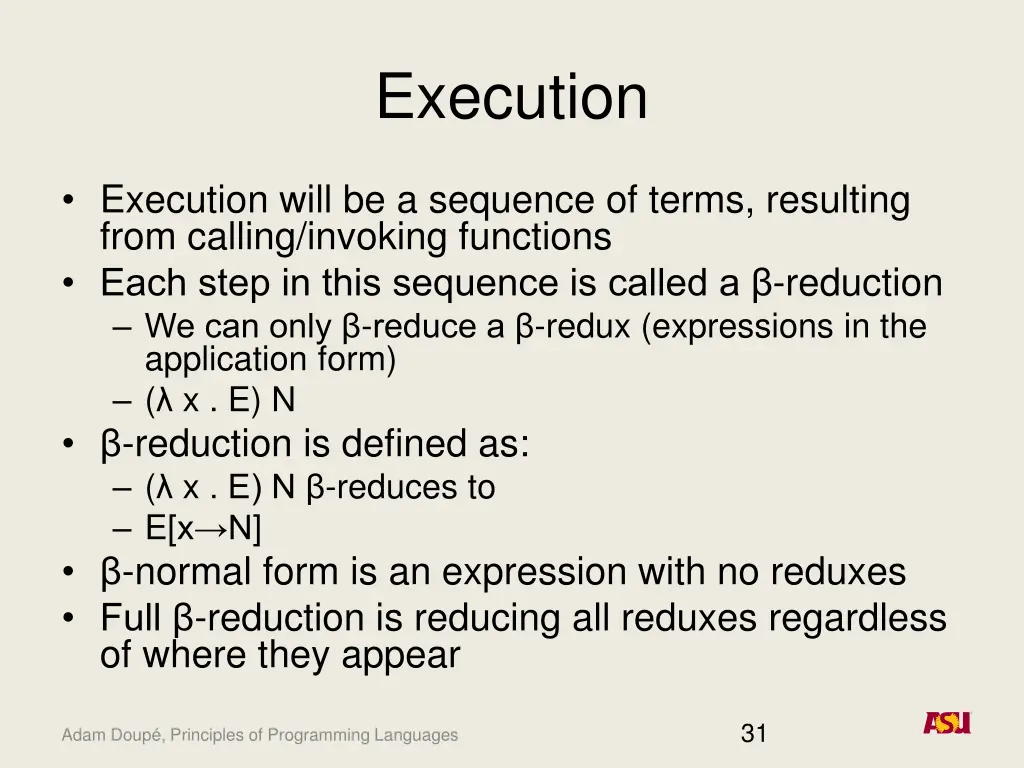 execution