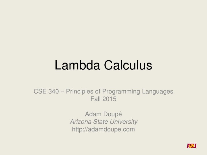 lambda calculus