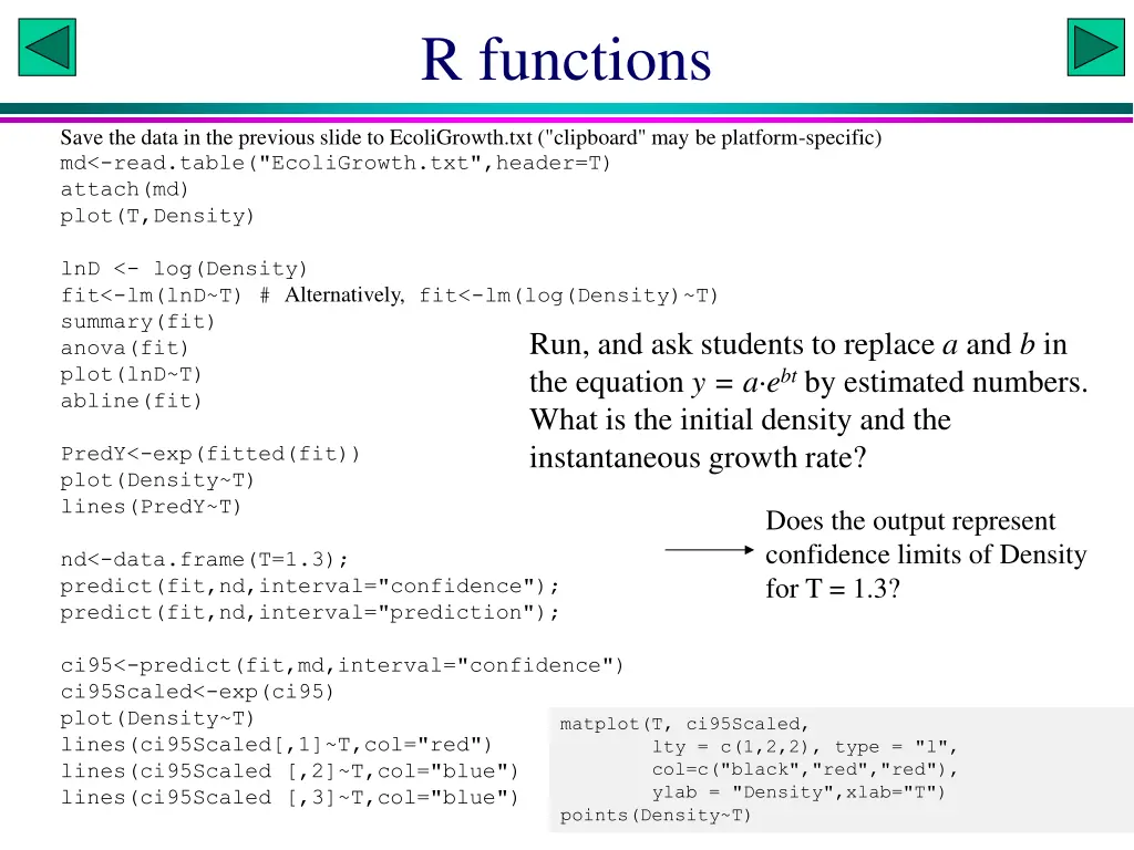 r functions