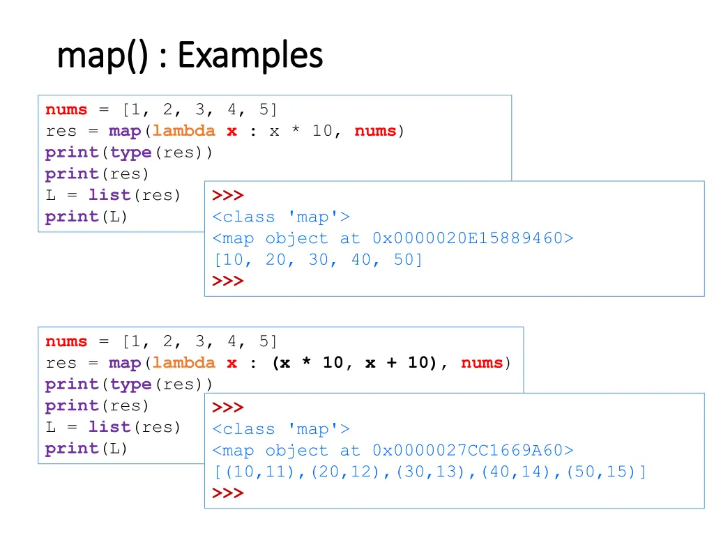map map examples examples