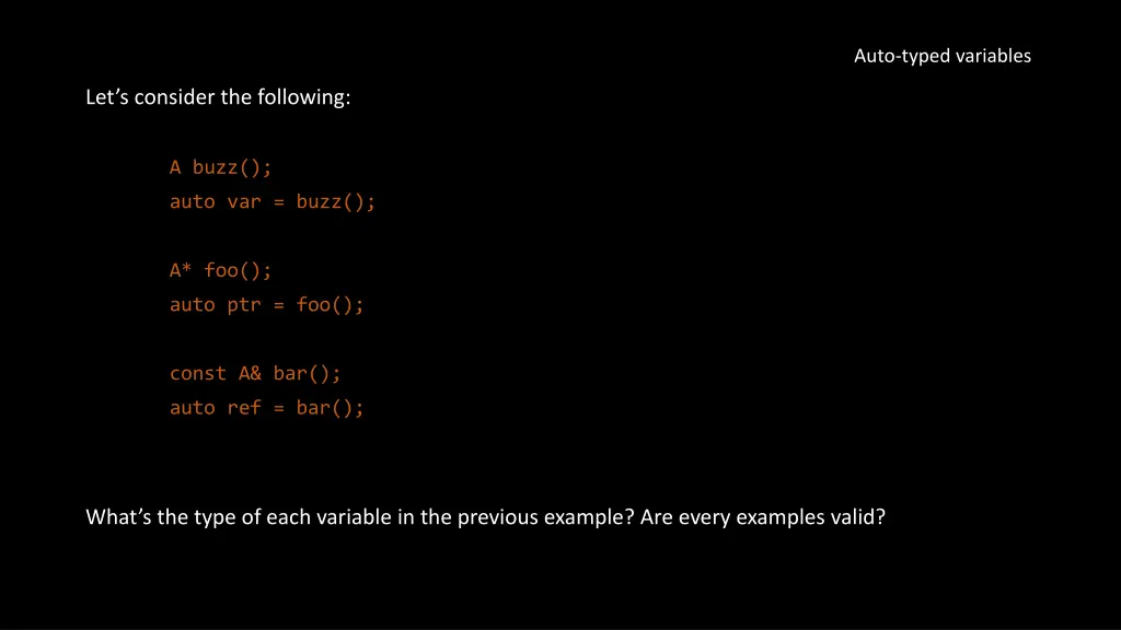auto typed variables 2