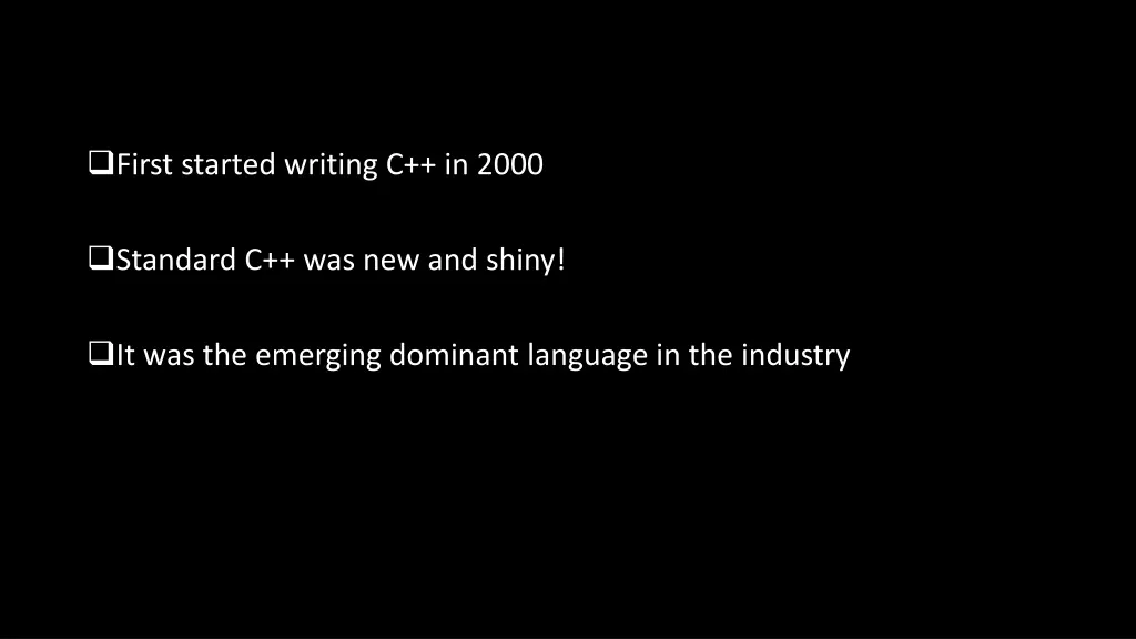 first started writing c in 2000