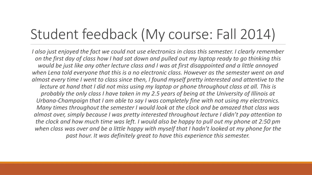 student feedback my course fall 2014 1