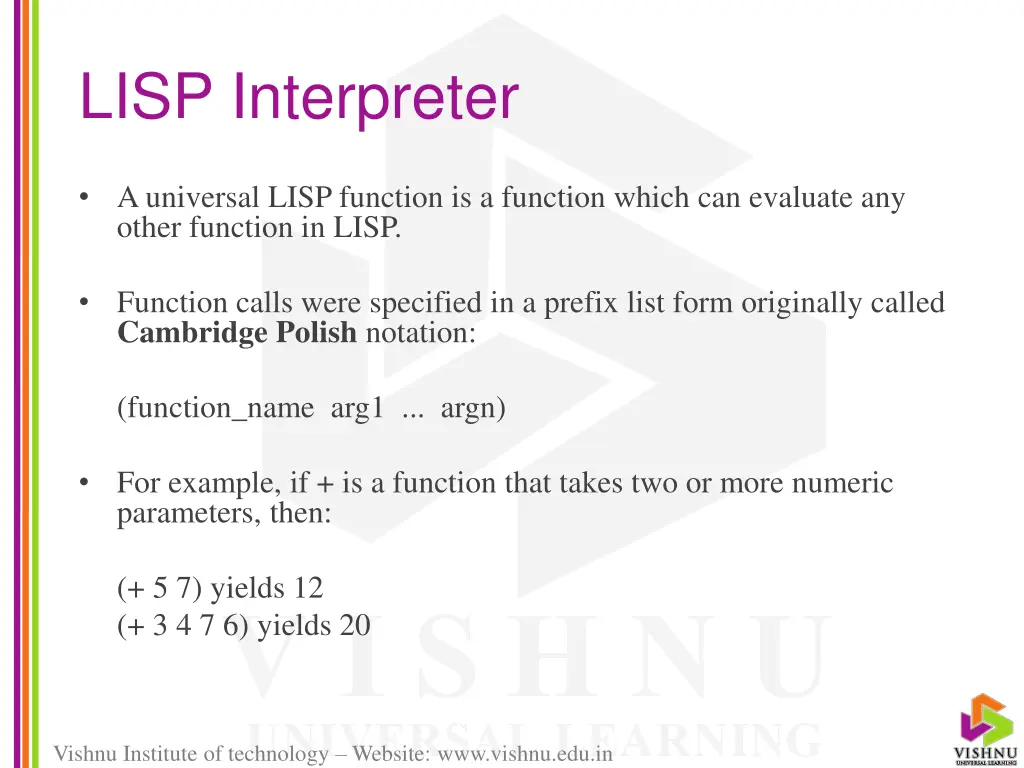 lisp interpreter