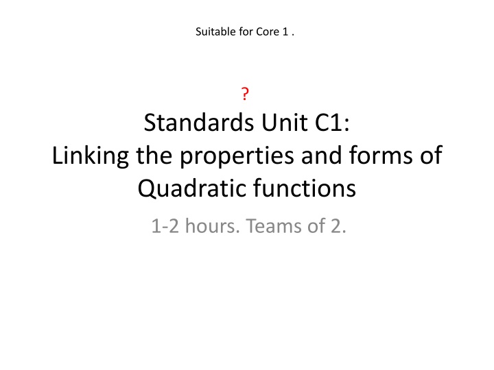 suitable for core 1
