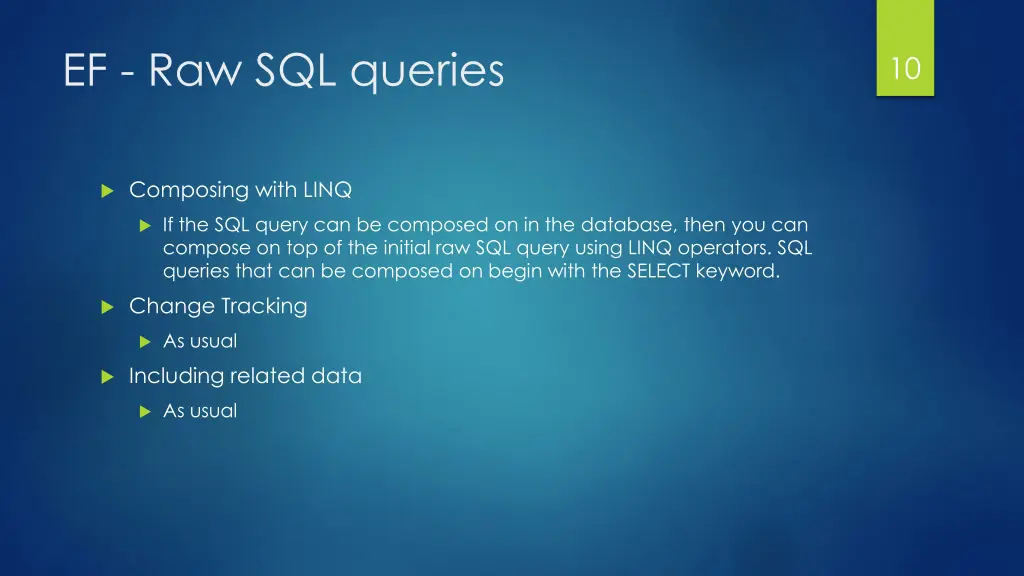 ef raw sql queries 1