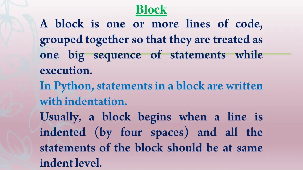 block