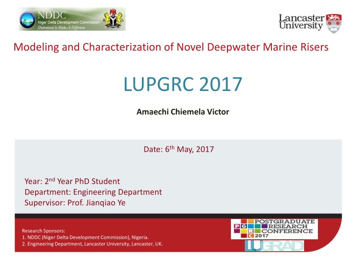 modeling and characterization of novel deepwater