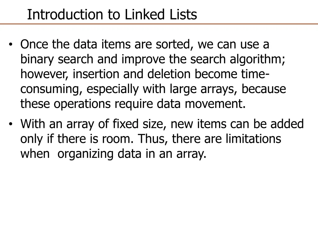 introduction to linked lists 1