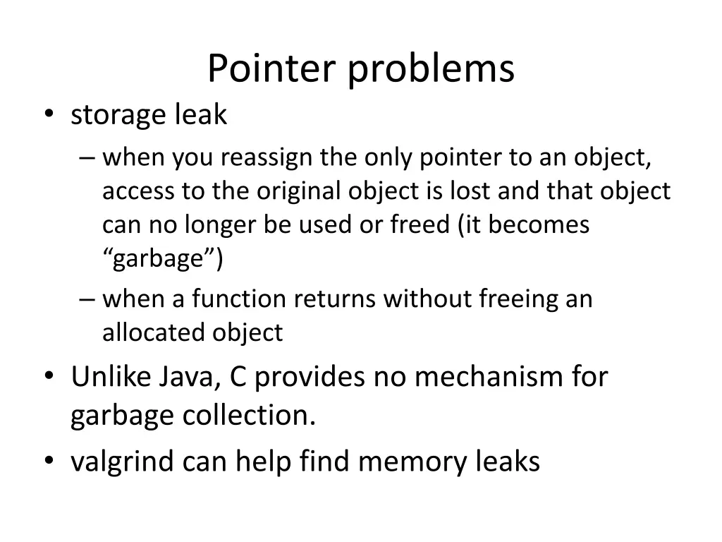pointer problems 1