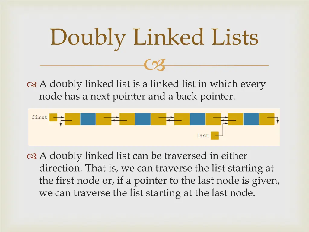 doubly linked lists 1