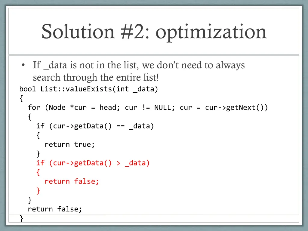 solution 2 optimization
