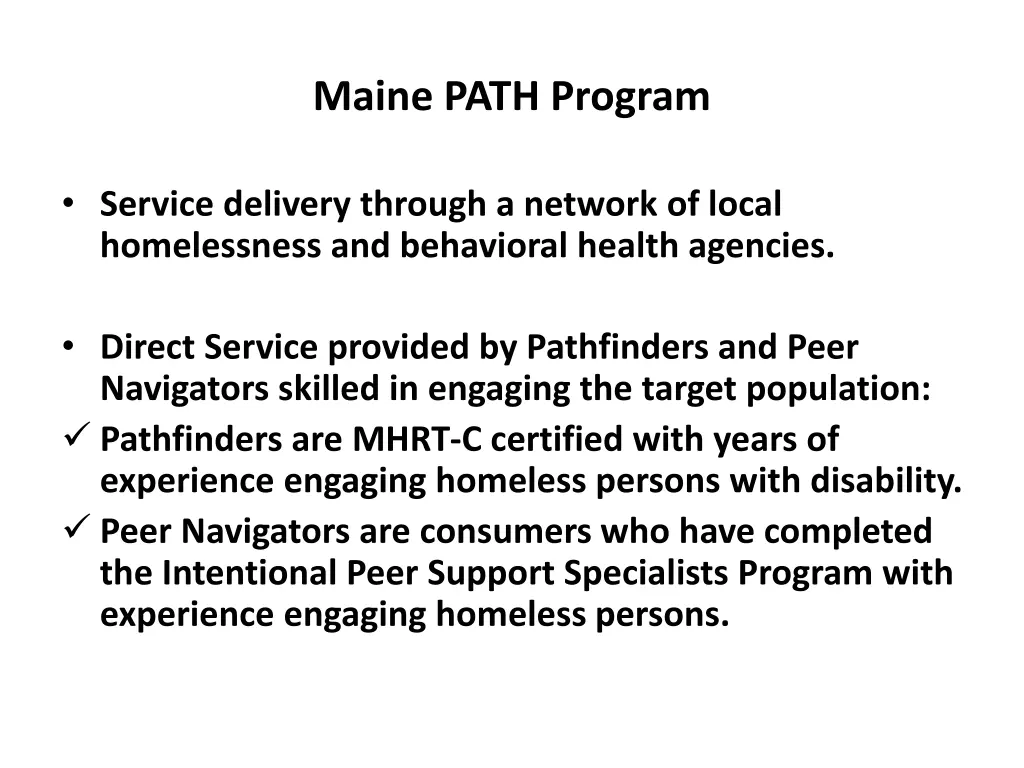 maine path program