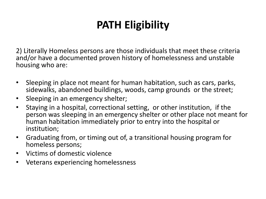 path eligibility 1