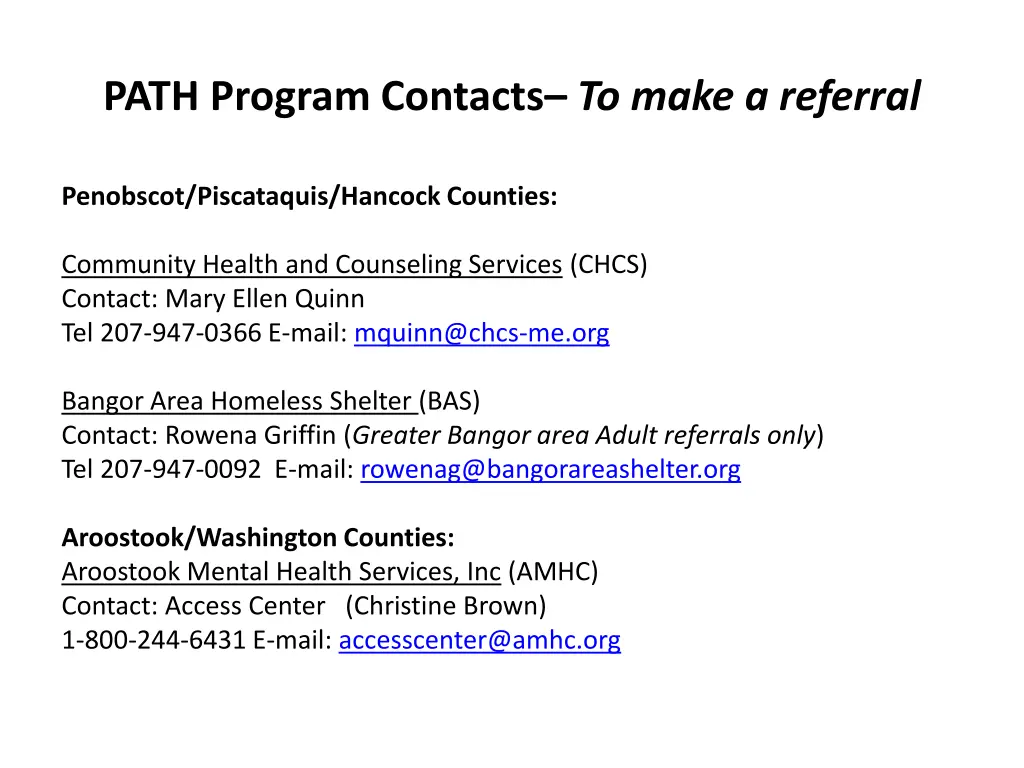 path program contacts to make a referral 2
