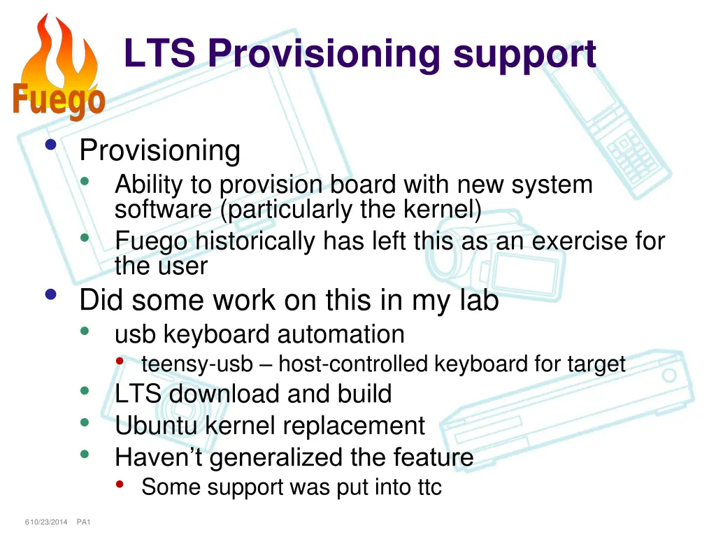 lts provisioning support