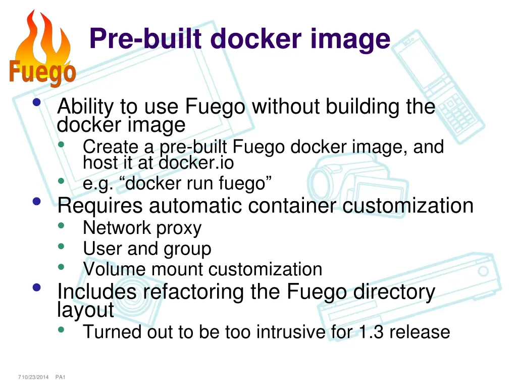 pre built docker image