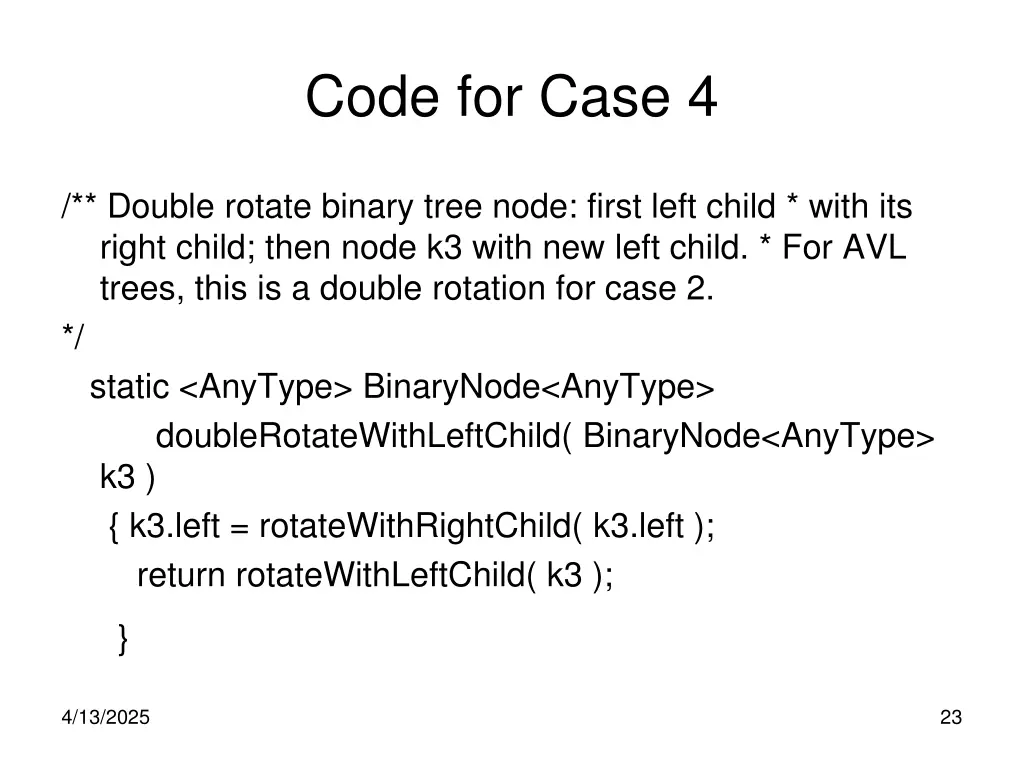 code for case 4