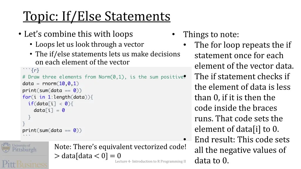 topic if else statements 1