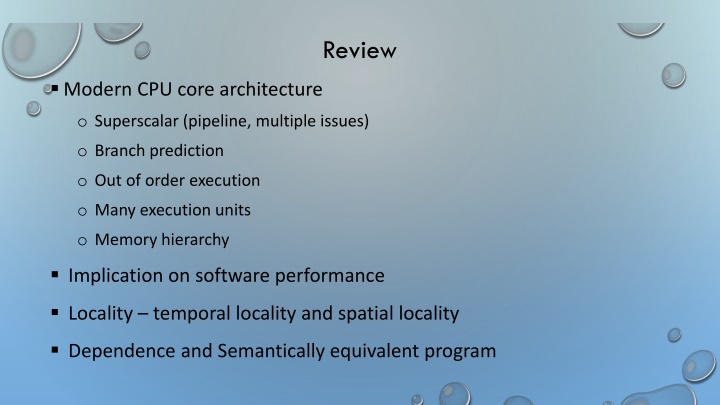 review