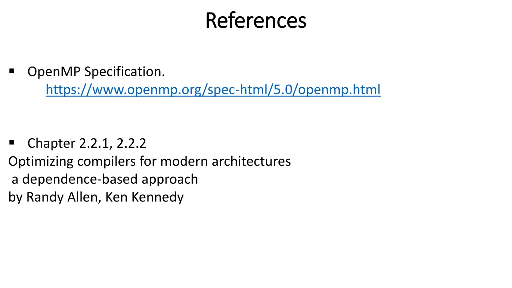 references references