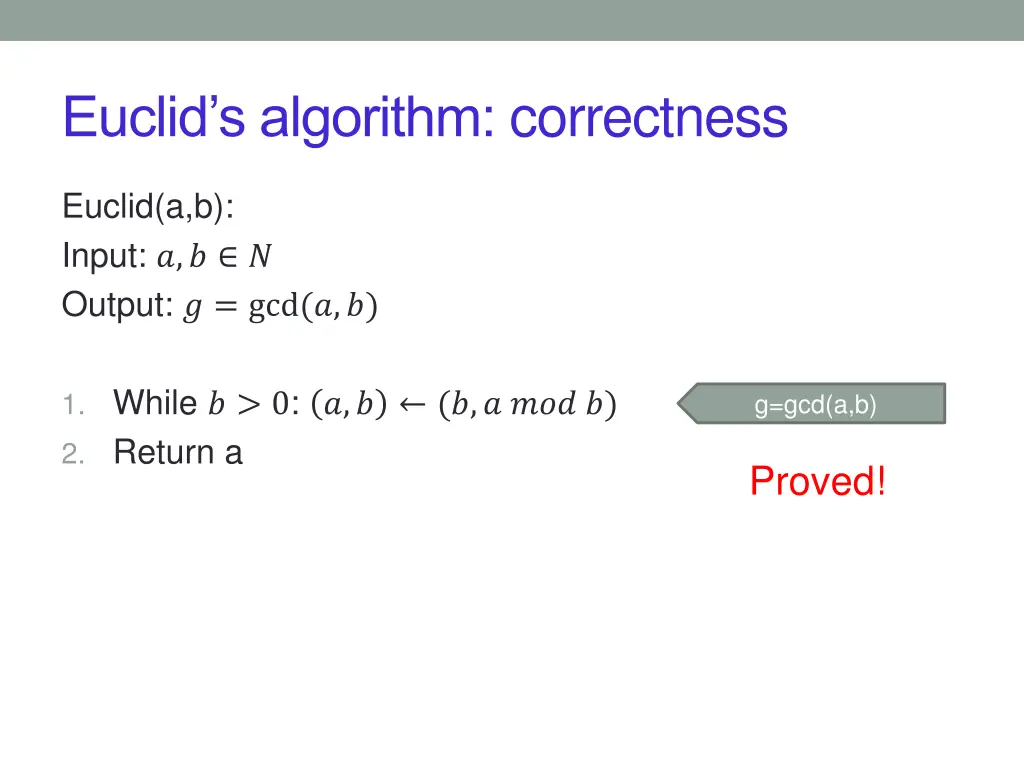euclid s algorithm correctness 5