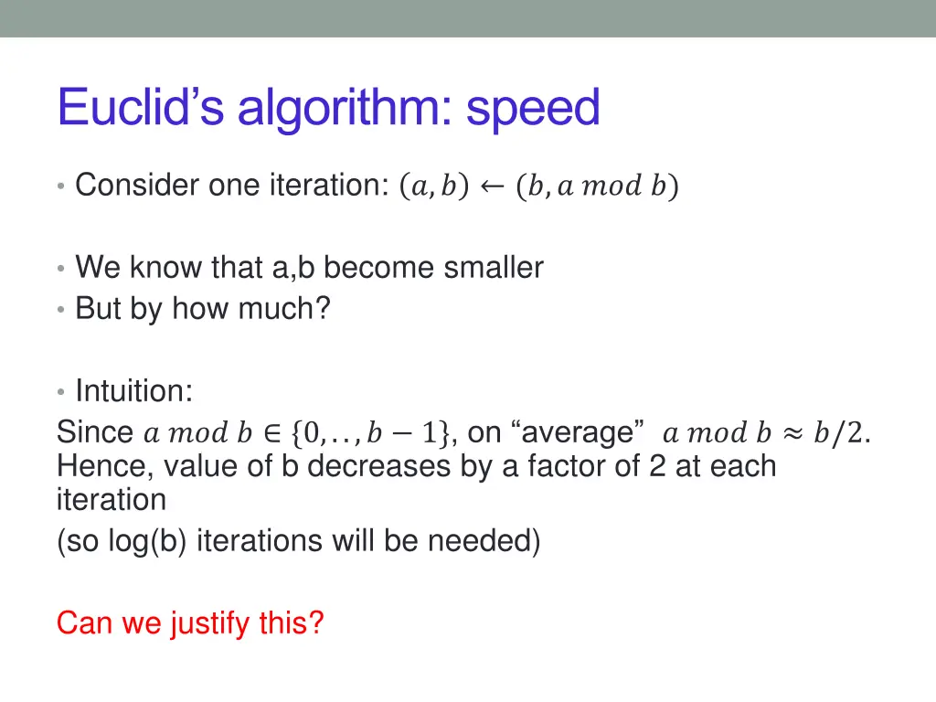 euclid s algorithm speed 2