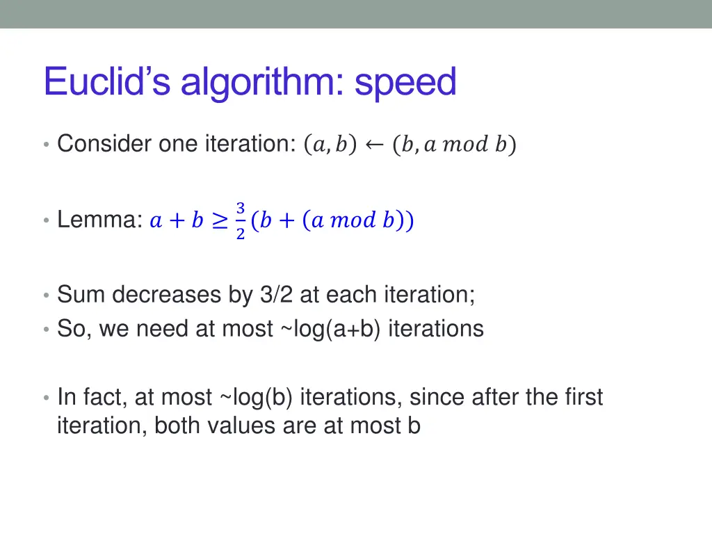 euclid s algorithm speed 3