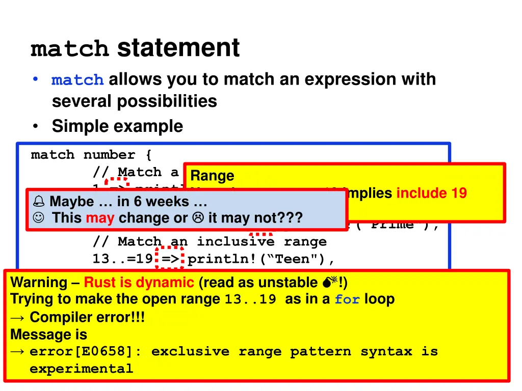 match statement match allows you to match 4