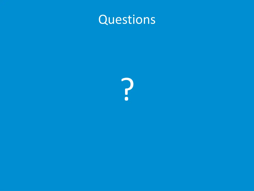 questions