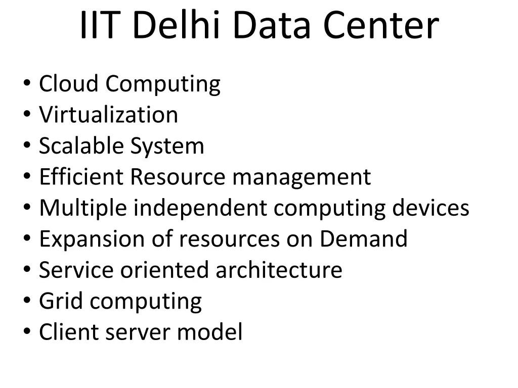iit delhi data center