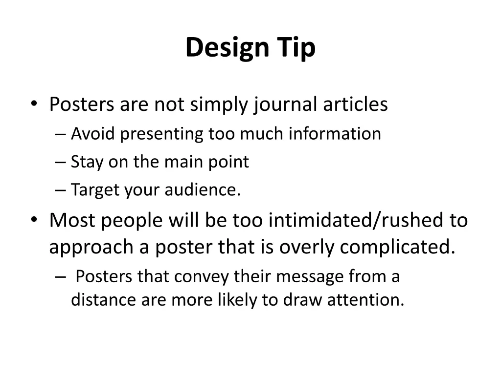 design tip