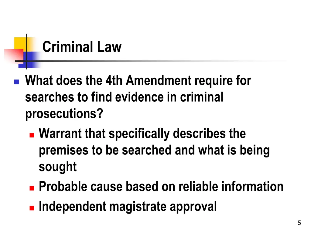criminal law