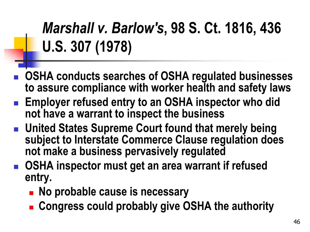 marshall v barlow s 98 s ct 1816 436 u s 307 1978