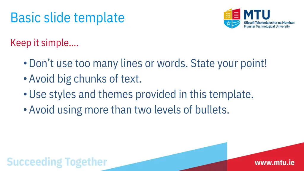 basic slide template