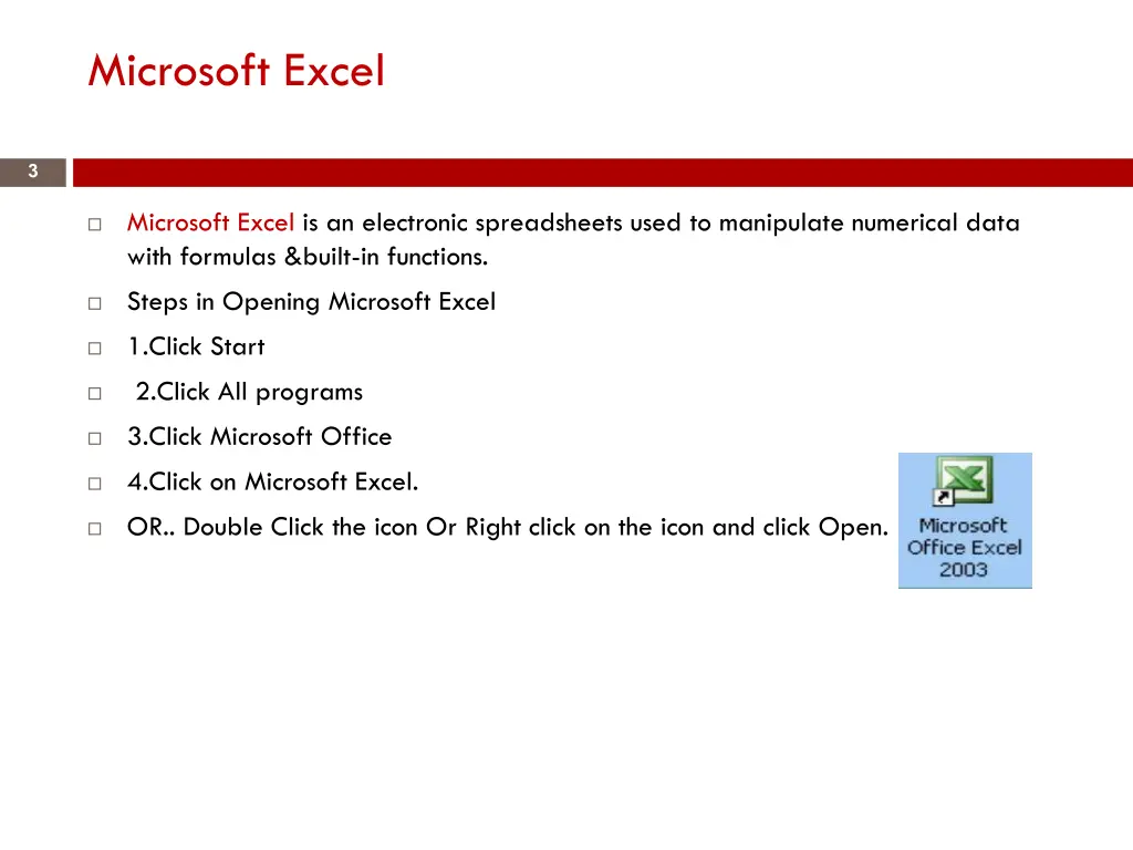 microsoft excel