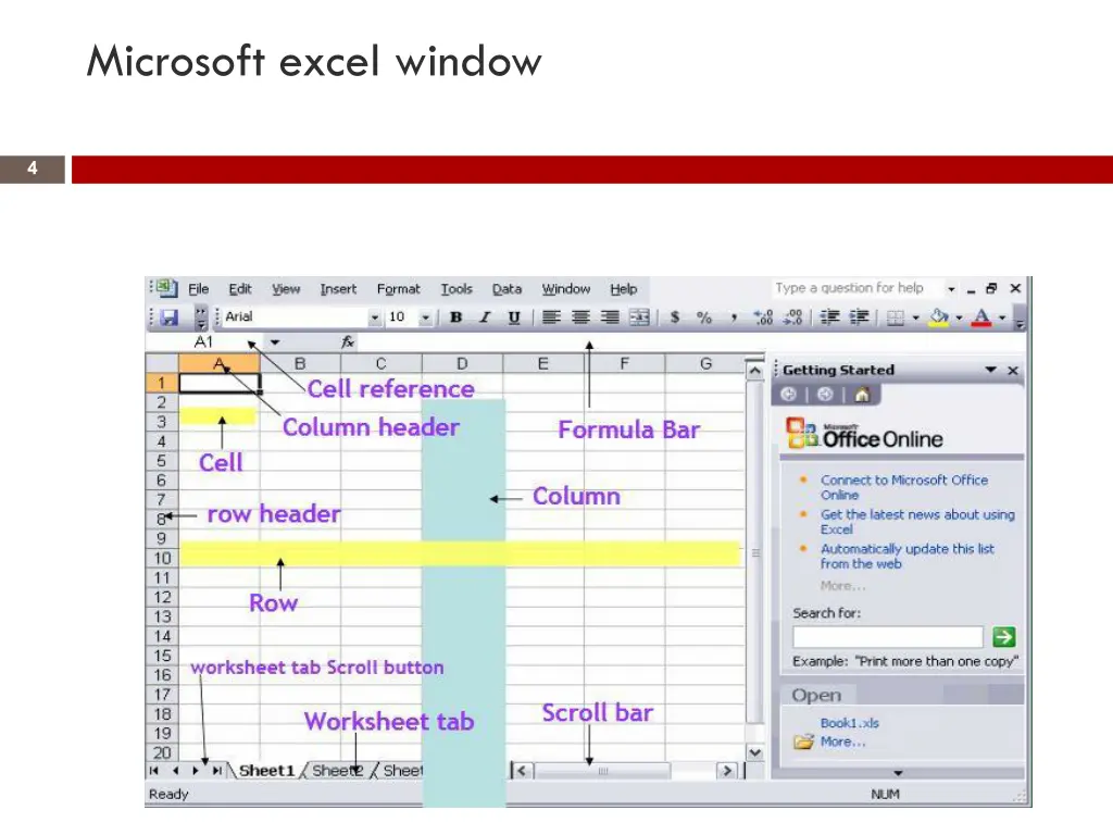microsoft excel window