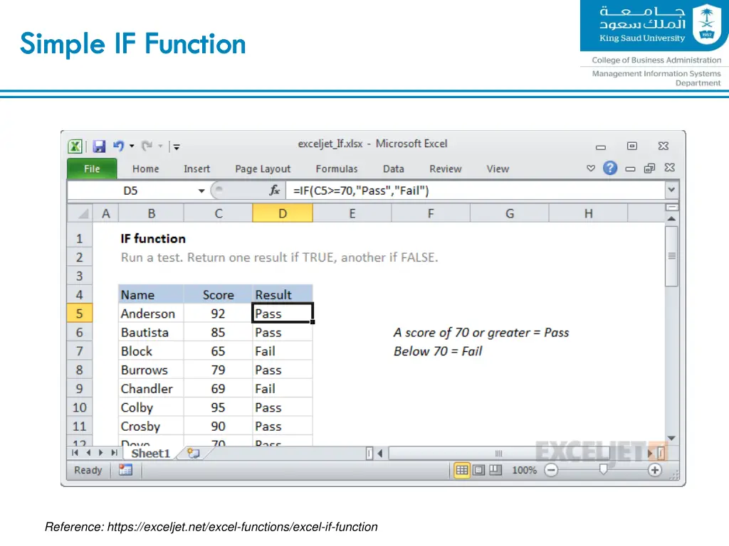simple if function 1
