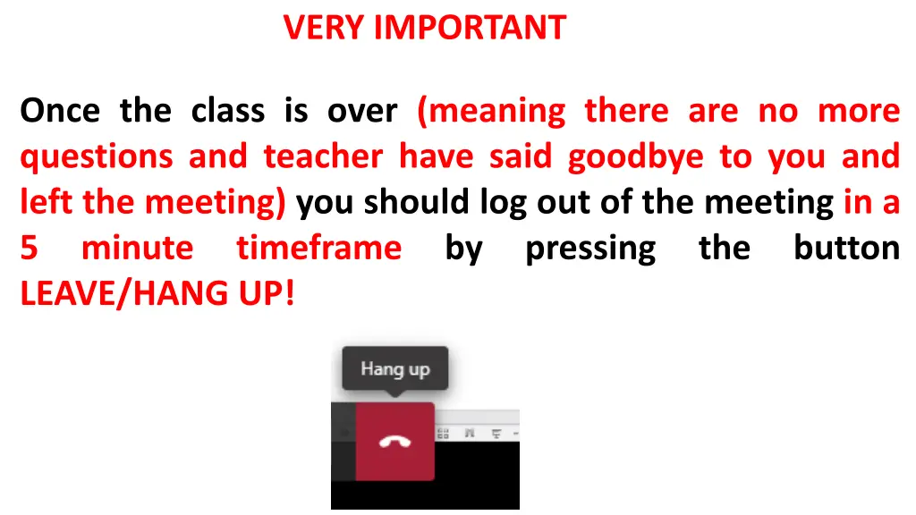 very important 1
