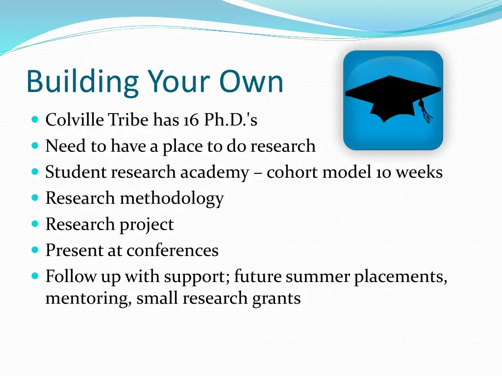 building your own